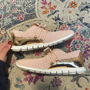 Cole Haan Zero Grand blush and rose gold sneaker